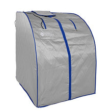 Heatwave Spirit Deluxe Oversized Portable Infrared Sauna Grey Square Polyester Ul Listed