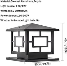 LumosPro Retro Black Concrete Track Light with Dusk to Dawn Sensor - IP54 Waterproof Outdoor LED Fixture for Garden and Patio(19.7in*18.9in)