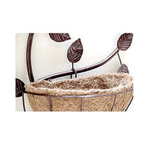 DLUXCA Hanging Planter Pots Small Decorative Wall Planters for Cactus Decor & Hanging Plants (Color : Svart, Size : One Size)