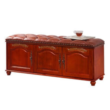 LINKIO Foot Stools Ottoma Wooden Shoe Changing Stool Door Changing Shoe Cabinet Can Sit Multi-Functional Stool Multi-Layer Shoe Cabinet Round Ottoman (Color : C, Size : M 120cm)