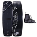 Hyperlite Cryptic Wakeboard + Remix Bindings Wakeboard Package - Perfect for Intermediate to Advanced Riders - 146cm Black