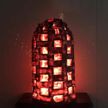 Guernsey Woollens Indoor Fireplace Simulated Charcoal Living Room Home Holiday Decoration Props Red Festive Decoration Electronic Charcoal 3D Fireplace