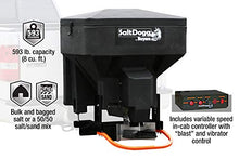 Buyers Products SaltDogg TGS03 Tailgate Salt Spreader, Made In The USA, 8 cu ft/600 lb Capacity, Horizontal Auger Feed, Commercial Salt Spreader For Truck Tailgate, Receiver Hitch Mount