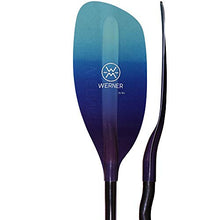 Werner Paddles Strike Fiberglass Bent Shaft Whitewater Kayak Paddle Gradient Galaxy