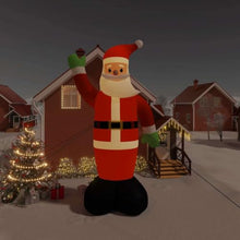 Xolmizyn Giant Christmas Inflatable Santa Claus with LED Lights, 181.1 x 86.6 x 322.8 inch Outdoor Yard Holiday Decoration, Oxford Fabric, Weather-Resistant