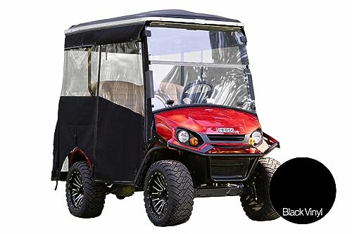 RED DOT Premium Golf Cart Enclosure EZGO Express S4 Elite Black