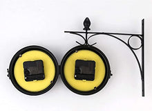 EHVYBDX Outdoor Wall Clock, Outdoor Garden Wall Clock, Hanging Wall Clock Non Waterproof Wall Clock for Garden Decoration