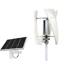 HYZHANHONG Vertical Axis 16000W Wind Turbine Generator, 12V-220V Portable Wind Power Turbine Generator Kit with Charge Controller Silent Windmill for Homes, Farms,12V ﻿,White,220V