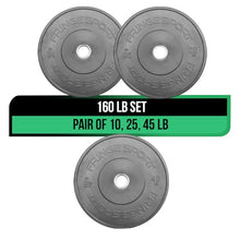 FringeSport MILSPEC Bumper Plates Set Black 100lb-260lb