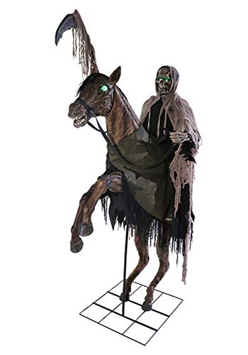 Seasonal Visions Animated Reaper's Ride Prop Brown