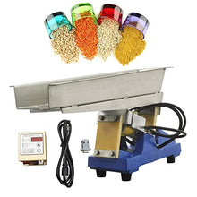 TECHTONGDA Mini Vibrating Feeder Conveyor Electromagnetic Powder Shaking Feeding Machine Half-Wave Rectifier Vibrating Feeding Machine 110V/220V