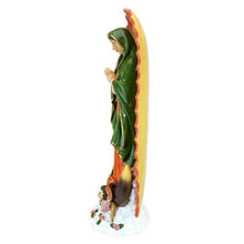 Design Toscano Virgin of Guadalupe Religious Garden Statue, 33 Inch, Large, Resin, Full Color Finish