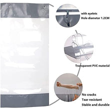 Rygcrud Outdoor Custom Clear Tarp Curtain for Garage Divider