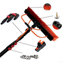 Water Fed Pole Kit, Window and Solar Cleaning Pole - Retractable Window Truck Cleaning Rod Brush, for Window Glass Wall Photovoltaic Panel Cleaning,12FT/3.6M