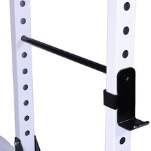 Deltech Fitness Squat Rack with LAT Attachment & 200lb Weight Stack