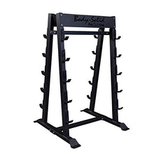 Body-Solid Pro Clubline SBBR100 Fixed Weight Barbell Rack Black