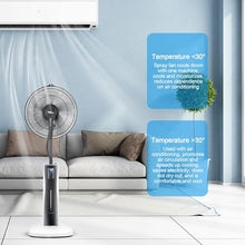 WNGJZZYC Oscillating Outdoor Fan with Misting, 3 Modes Oscillating Fans with Touch Control and Remote Control, 75W, 12H Timers, 2L Large Water Tank, for Home and Office