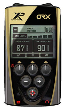 XP ORX Wireless Metal Detector with Back-lit Display + FX-02 Wired Backphone Headphones + 11" X35 Search Coil