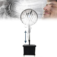 OREKPOT Oscillating Misting Fan with 3 Speeds, Adjustable Height, and Large Tank for Outdoor Cooling