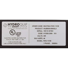 Hydro Quip Heater HeatMax RHS 230v 11kW Weather Tight