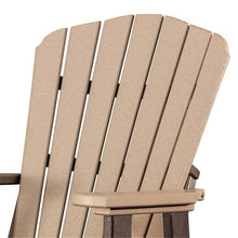 American Furniture Classics OS Home and Office Model 516CTB-K Double Balcony Height Glider with Center Table in Cedar and Tudor Brown