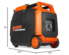 WEN Quiet and Lightweight 4800-Watt RV-Ready Portable Inverter Generator with Fuel Shut Off (56477i)