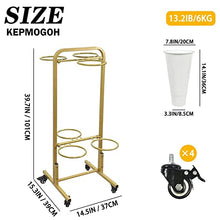 RWGOVLU Movable Plant Display Stand Flower Pot Holders For Indoor Plants Heavy Duty Moving Plant Cart Shelf, With Wheels