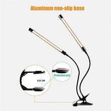 1-4 Heads Grow Lights for Indoor Plants, Full Spectrum Clip on Plant Grow Lamp with 4/8/12 Timer, 360° Adjustable Gooseneck, Five Levels