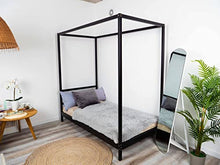 BUSY WOOD Wooden Kids Canopy Bed Natural
