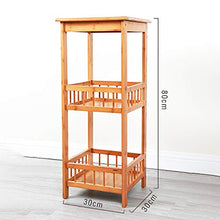 ZOCWJK Indoor Plant Stand Multipurpose Plant Stands Indoor Outdoor Flower Pot Holder Plant Pot Stand for Balcony Corridor Garden Terrace Multifunctional,Natural-80cm