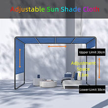 ZZYYZZ 3mx3m Pergola for Outdoor, Patio Gazebo with Aluminum Frame, Waterproof Top Canopy, 1.6m Adjustable Height Side Canopy, Backyard Sun Shelter,Green