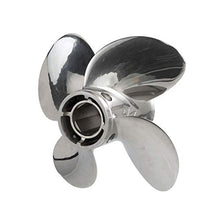 Quicksilver Q4 12.7" Diameter 19" Pitch 4-Blade Stainless Steel Propeller Right Hand Rotation