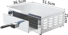 WZUOPG 12 Portable Outdoor BBQ Pizza Oven, 1200W Commercial Electric Pizza Oven, Single Pizza Drawer Toaster Oven, Countertop Stainless Steel Home Restaurant Snack Toaster for Restaurant Pizza