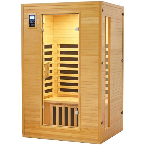 Towallmark Low EMF Infrared 2 Person Sauna Wood