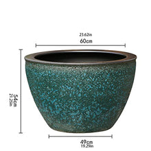 NYTFHMS Flower Pots Potted Pot Ceramic Flower Pot Courtyard Balcony Large Flower Pot Extra-Large Tree Flower Pot with Drainage Hole Flower Pot Outdoor Flower Pots,B-X-Large