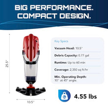 POOL BLASTER Pulse XL 350 Cordless Pool Vacuum for Inground & Above Ground
