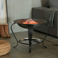 Fire Pits Outdoor Wood Burning Fire Pit Bonfire Wood Burning Patio Coal Grill Firepit for Outside Grill Charcoal Smokeless Grill with Spark Screen Poker with Cover BBQ Cooking for Outsi