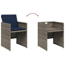AMBERARD Patio Dining Set Set of 14 Gray Furniture Set
