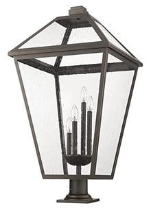 Z-Lite Talbot Outdoor Post 4-Light 240 Watts Oil Rubbed Bronze