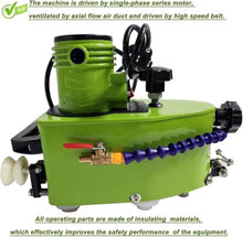 Grinding Edging, Portable Small Glass Edger, Electric Glass Edging, Polish Edge for Plane,Curve, Rounded Corner,Green