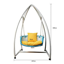 ELUKHT Creative Hotel Patio Porch Swing Glider with Stand Porch Swings with Stand, Princess Swing Bed Patio Furniture Porch Swing Lazy Daze Hammocks Swing Bench Outdoor Porch
