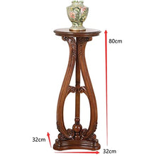 Plant Stand Plant Pot Stand Flower Stand Wooden Plant Display Stand Vintage Flower Stand Bonsai Flower Table Interior Decoration Plant Shelf Plant Stands Indoor ( Color : A , Size : 32*32*80cm )