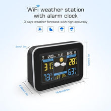 APP Intelligent Color Screen Automatic Timing Alarm Clock Multi-Functional Weather Station Forecast