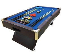 SIMBASHOPPING USA 8' Feet Billiard Pool Table Full Accessories Game Bellagio Blue 8FT with Benches Blue,Red