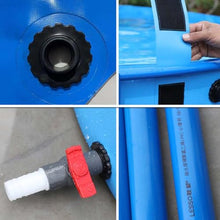 Pool Above Ground, PVC Canvas Pool with Support for Ponds Pool for Breeding Koi Aquaculture Pool Fish Pool Breeding Koi GardenLrrigation (Color : Blue, Size : 2.5x1m) (Blue 2.5x1.2m)