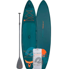 Retrospec Inflatable Stand Up Touring Paddle Board Deep Sea