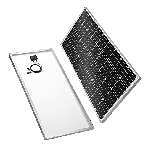 SAeWare Solar Panel New Energy Solar Power 340W Monocrystalline Module Pv Power Charger, for Battery Charging Boat, Caravan, Shed, Rv