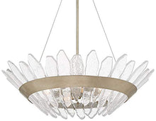Stiffel Hartford Gray Iron Pendant Chandelier Clear
