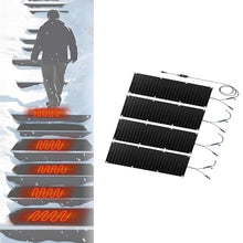 UTTDP Outdoor Snow Melting Mats - No-Slip Driveway & Entrance Mats with Power Cord for Winter Snow Removal (5 Pcs, 15.7"x63")(30x90cmx4Pcs)