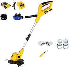 Electric Grass Cutter Household Adjustable Grass Trimmer Lithium Battery String Trimmer Rechargeable Electric Weeder 20V/2.0Ah (Battery : Battery*1) (Battery*1)